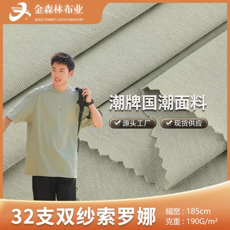 Cotton/Polyester Interlock, 190 GSM