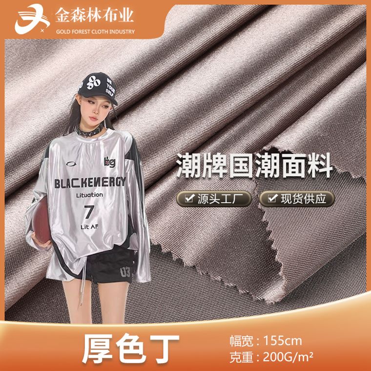 Polyester/Spandex Single Jersey, 200 GSM